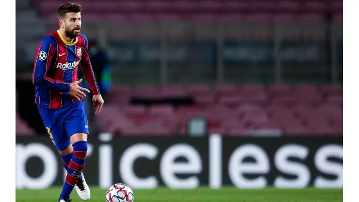 Gerard Piqué no juega en Barcelona desde noviembre por lesión.