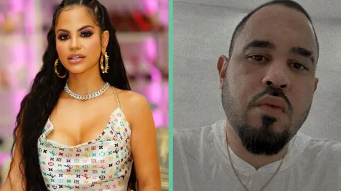 Natti Natasha y el manager de Daddy Yankee, Raphy Pina.