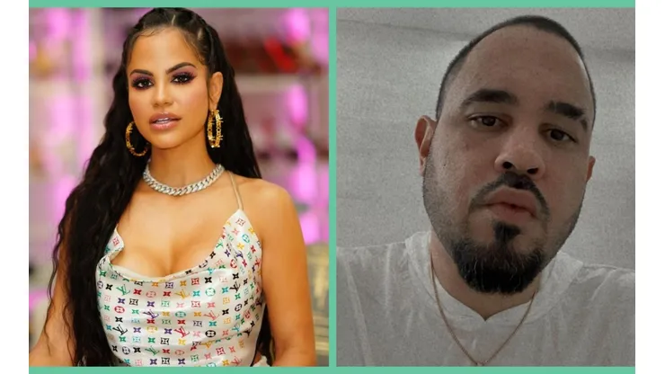 Natti Natasha y el manager de Daddy Yankee, Raphy Pina.