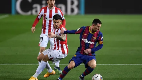 Lionel Messi destacó en el encuentro entre Barcelona y Athletic de Bilbao.