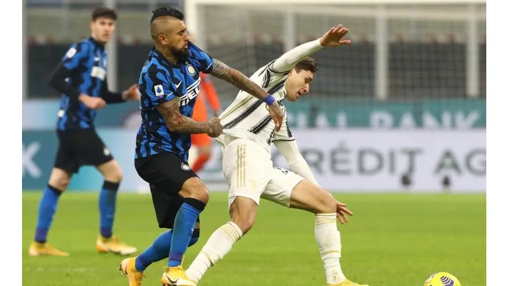 Hace algunas semanas atrás, el Inter derrotó a la Juve. Ese día Vidal se hizo presente en el marcador.