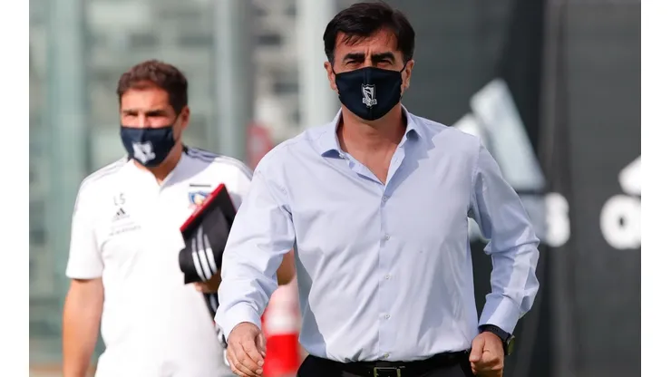 Gustavo Quinteros en el partido frente a La Calera