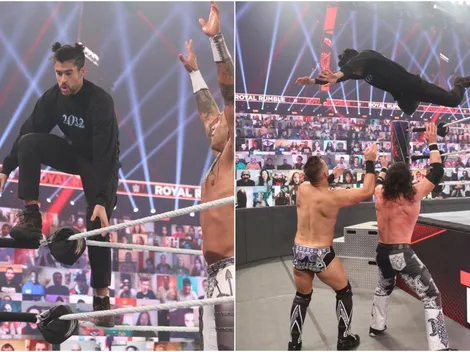 ¡Bad Bunny se lanza sobre The Miz y Morrison en Royal Rumble!