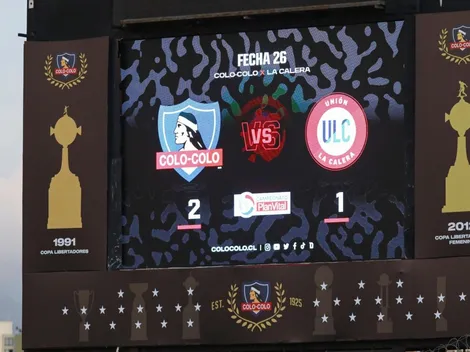 Colo Colo muestra su nuevo tablero marcador de goles