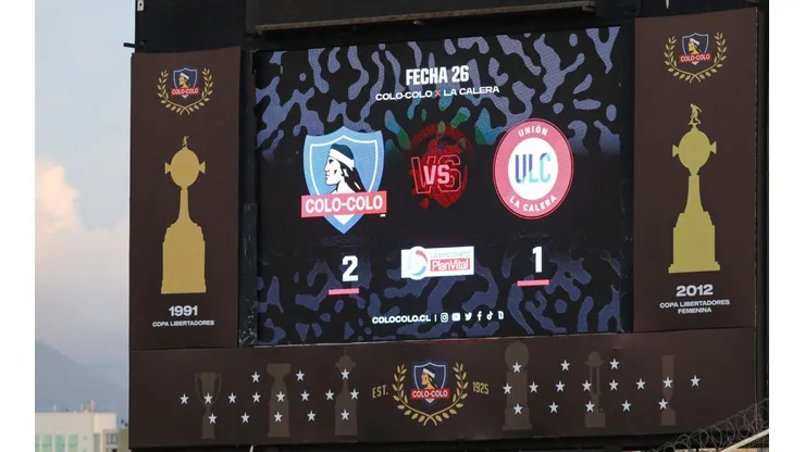 El nuevo marcador del Monumental de Colo Colo.