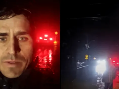 Pangal Andrade muestra impactantes vídeos de las fuertes lluvias en el Cajón del Maipo