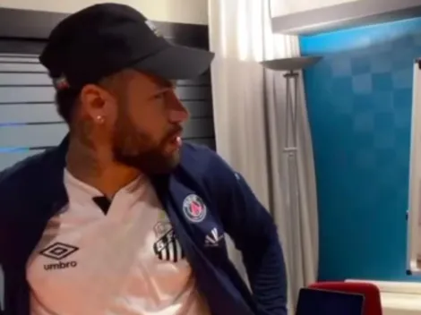 Video: Neymar explota tras el gol de Palmeiras