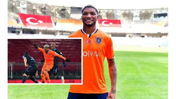 El chileno sufrió su segunda caída con su nueva camiseta en Turquía.