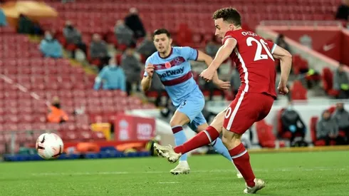 Diogo Jota le dio la victoria al Liverpool en la primera rueda del torneo.