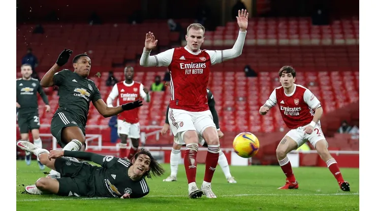 Empate sin goles entre Arsenal y Manchester United en la Premier League.
