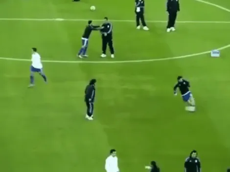 El video inédito de Maradona y Messi en Sudáfrica 2010