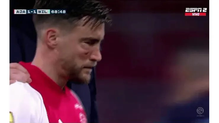Tagliafico tiene que abandonar por lesión en su pómulo