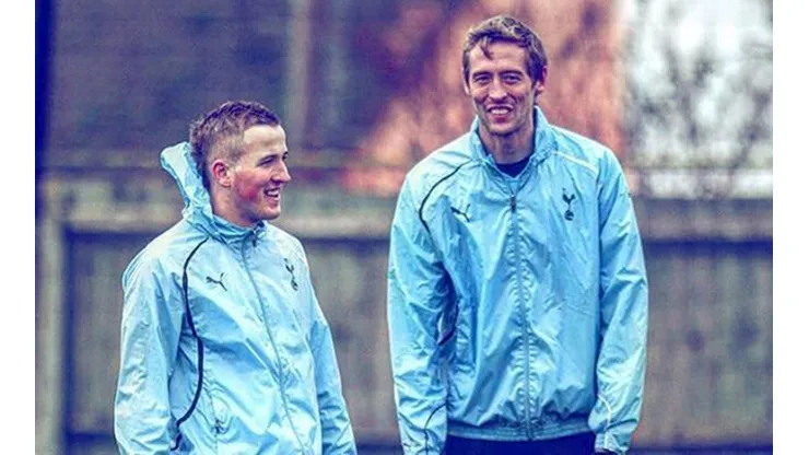 Kane y Crouch compartiendo en Tottenham en 2011