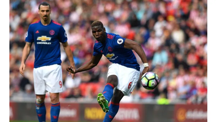 Pogba e Ibrahimovic coincideron en el Manchester United.