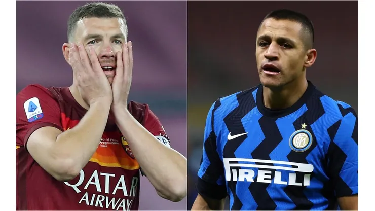 Alexis Sánchez y Edin Dzeko protagonizan la negociación del momento en el fútbol italiano
