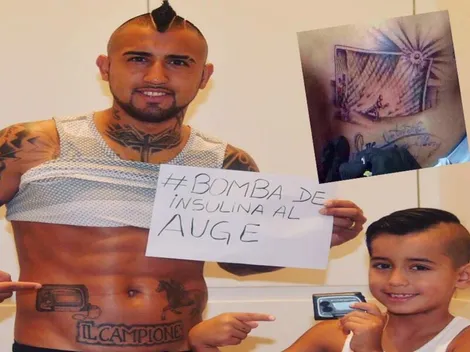 Vidal y Pinilla: dos de los tatuajes más emotivos para The Sun