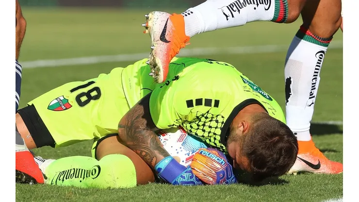 El arquero argentino Federico Lanzillota cumplía una buena temporada con Palestino antes de su desgraciado accidente frente a Universidad Católica