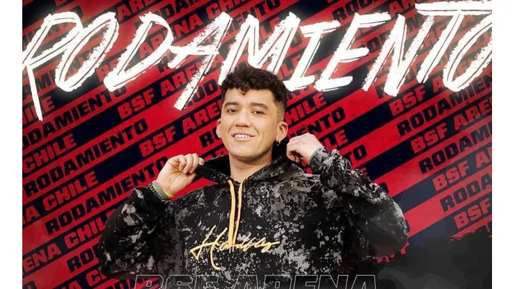 Rodamiento es uno de los grandes freestylers que estarán en BSF Arena Chile.