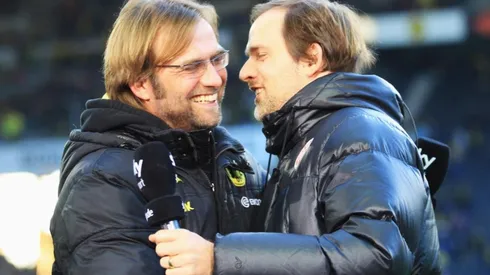 Klopp y Tuchel se conocen desde cuando ambos dirigían en la Bundesliga.