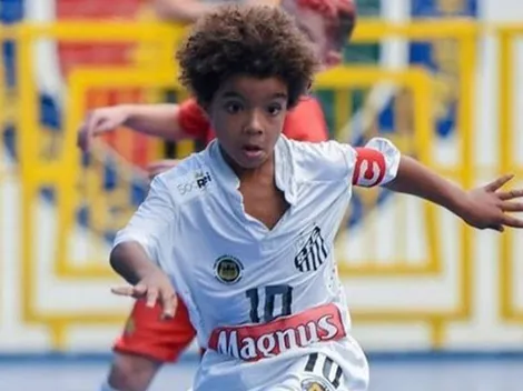 Niño fenómeno de ocho años superó marca de Neymar en el Santos
