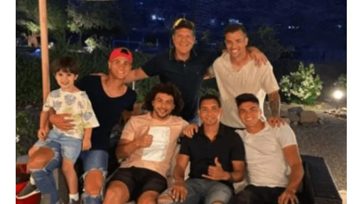 Falcón y Palacios pasaron la Noche Buena juntos