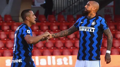 Alexis Sánchez y Arturo Vidal confirmados entre los titulares del Inter contra el Milan.