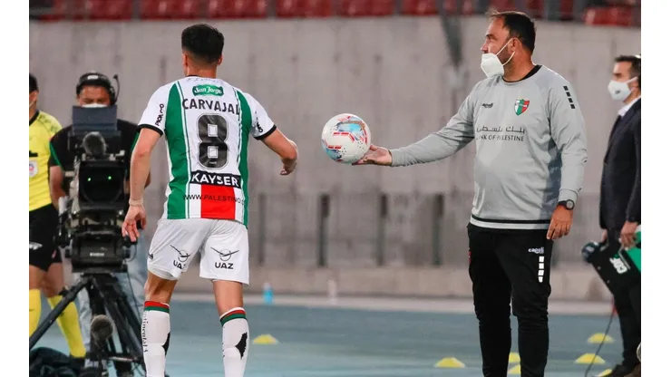 José Luis Sierra tiene a Palestino en la parte alta de la tabla del Campeonato Nacional.