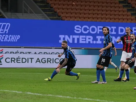 Golazo y expulsión de Zlatan en el Inter-AC Milan