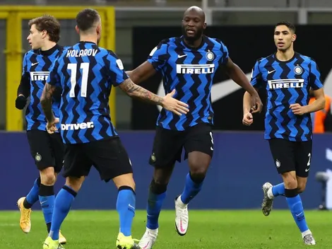 Lukaku empata de penal para el Inter contra AC Milan