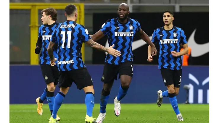 Lukaku y el 1-1 del Inter contra el Milan.