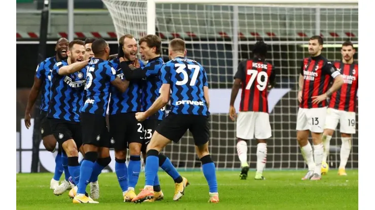 Christian Eriksen fue el héroe de la jornada en el Inter de Milán.