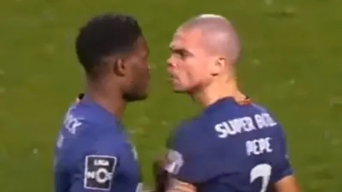 Pepe se enfrasca en una fuerte discusión con Loum N’Diaye