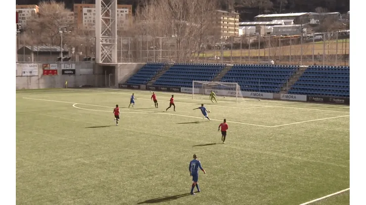 El golazo de Jaime Grondona, su primero en Andorra.