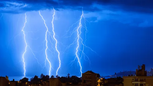 El Tiempo: Tormentas eléctricas fueron proyectadas sobre todo para la cordillera.