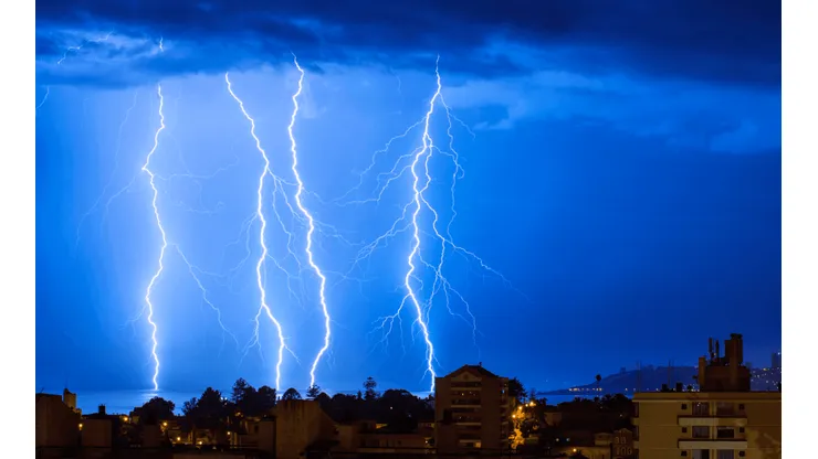 El Tiempo: Tormentas eléctricas fueron proyectadas sobre todo para la cordillera.