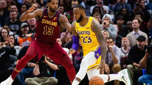 Los Angeles Lakers y Cleveland Cavaliers protagonizan un partidazo por la fase regular de la NBA.