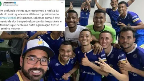Chapecó envió fuerza a los afectados por el fatal accidente.