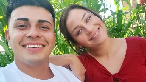 Ingrid Aceitón junto a su pareja Ignacio Jelvez.