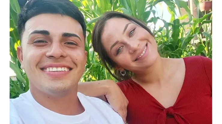 Ingrid Aceitón junto a su pareja Ignacio Jelvez.