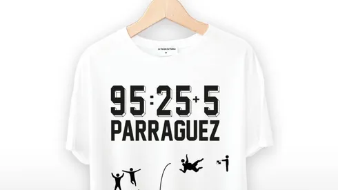 Polera en homenaje al gol de Javier Parraguez