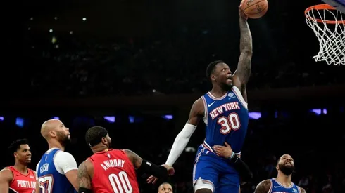 New York Knicks y Portland Trail Blazers cierran los partidos de este domingo en la NBA.
