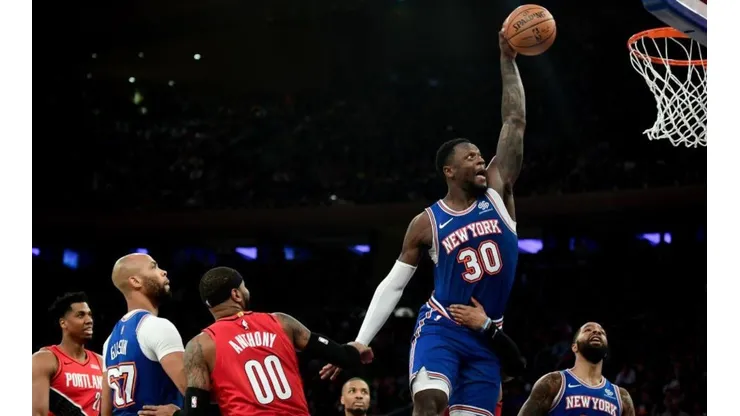 New York Knicks y Portland Trail Blazers cierran los partidos de este domingo en la NBA.
