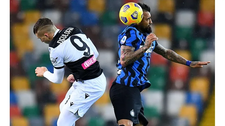 Vidal fue titular en Inter
