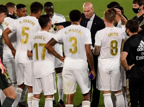 Plantel del Real Madrid decepcionado con la charla de Zidane
