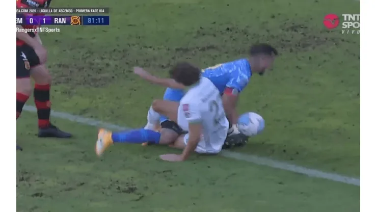 El Loco sufrió una dura falta
