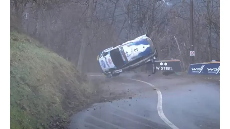 La espectacular volcada de Teemu Suninen en el Mundial de Rally