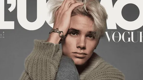 Romeo Beckham en su primera portada como modelo