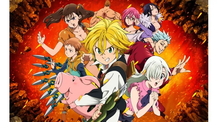 "The Seven Deadly Sins" tiene sus capítulos disponibles en Netflix y Crunchyroll.
