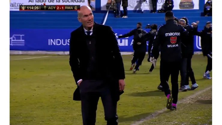 Zinedine Zidane y el Alcoyanazo del Real Madrid en Copa del Rey.