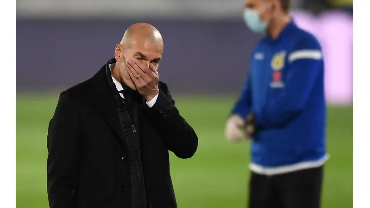 Zinedine Zidane luego de la eliminación del Real Madrid